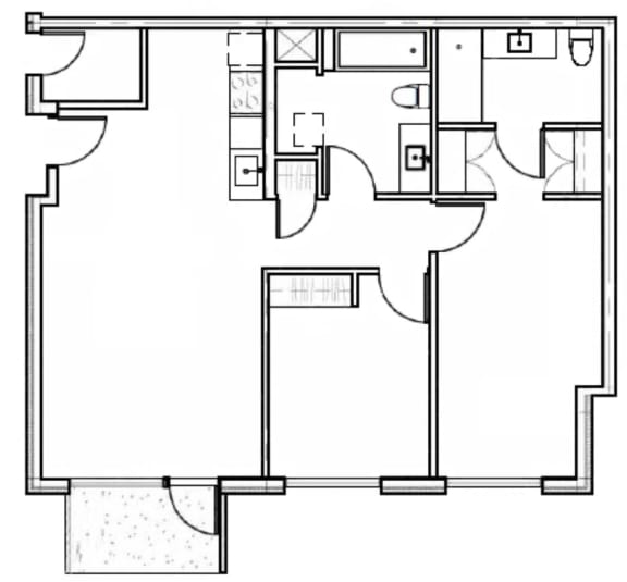 Floor Plans of Edison Apartments in Gresham, OR